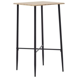 vidaXL Bartisch Eichenfarbe 60 x 60 x 111 cm MDF
