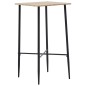 vidaXL Bartisch Eichenfarbe 60 x 60 x 111 cm MDF vidaXL Bartisch Eichenfarbe 60 x 60 x 111 cm MDF