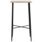 vidaXL Bartisch Eichenfarbe 60 x 60 x 111 cm MDF vidaXL Bartisch Eichenfarbe 60 x 60 x 111 cm MDF