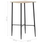 vidaXL Bartisch Eichenfarbe 60 x 60 x 111 cm MDF vidaXL Bartisch Eichenfarbe 60 x 60 x 111 cm MDF