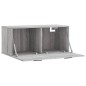 vidaXL Wandschrank Grau Sonoma 80x36,5x35 cm Holzwerkstoff vidaXL Wandschrank Grau Sonoma 80x36,5x35 cm Holzwerkstoff
