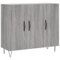 vidaXL Sideboard Grau Sonoma 90x34x80 cm Holzwerkstoff vidaXL Sideboard Grau Sonoma 90x34x80 cm Holzwerkstoff