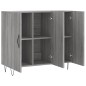 vidaXL Sideboard Grau Sonoma 90x34x80 cm Holzwerkstoff vidaXL Sideboard Grau Sonoma 90x34x80 cm Holzwerkstoff