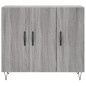 vidaXL Sideboard Grau Sonoma 90x34x80 cm Holzwerkstoff vidaXL Sideboard Grau Sonoma 90x34x80 cm Holzwerkstoff
