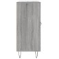 vidaXL Sideboard Grau Sonoma 90x34x80 cm Holzwerkstoff vidaXL Sideboard Grau Sonoma 90x34x80 cm Holzwerkstoff
