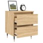 vidaXL Nachttisch Sonoma-Eiche 40x35x50 cm Holzwerkstoff vidaXL Nachttisch Sonoma-Eiche 40x35x50 cm Holzwerkstoff