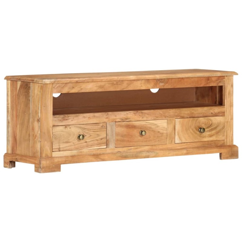 vidaXL TV-Schrank Massivholz Akazie 110x30x40 cm Braun vidaXL TV-Schrank Massivholz Akazie 110x30x40 cm Braun