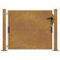 vidaXL Gartentor 105x105 cm Cortenstahl vidaXL Gartentor 105x105 cm Cortenstahl