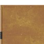 vidaXL Gartentor 105x105 cm Cortenstahl vidaXL Gartentor 105x105 cm Cortenstahl