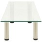 vidaXL TV-Tisch Transparent 140x35x17 cm Hartglas vidaXL TV-Tisch Transparent 140x35x17 cm Hartglas