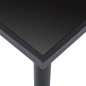 vidaXL Esstisch Schwarz 160 x 80 x 75 cm Hartglas vidaXL Esstisch Schwarz 160 x 80 x 75 cm Hartglas