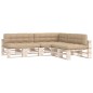 Palettensofa-Auflagen 7 Stk. Beige Palettensofa-Auflagen 7 Stk. Beige