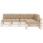Palettensofa-Auflagen 7 Stk. Beige Palettensofa-Auflagen 7 Stk. Beige