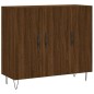 vidaXL Sideboard Braun Eichen-Optik 90x34x80 cm Holzwerkstoff vidaXL Sideboard Braun Eichen-Optik 90x34x80 cm Holzwerkstoff