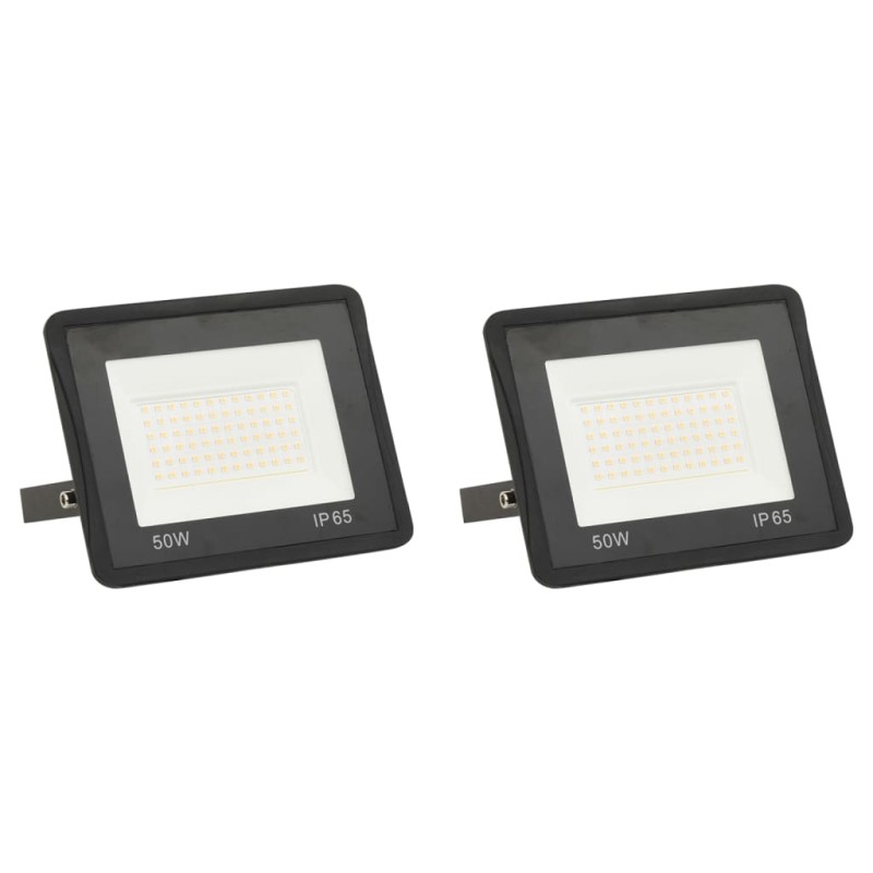 vidaXL LED-Fluter 2 Stk. 50W Kaltweiß vidaXL LED-Fluter 2 Stk. 50W Kaltweiß