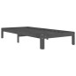 vidaXL Massivholzbett Grau Kiefer 90x200 cm vidaXL Massivholzbett Grau Kiefer 90x200 cm