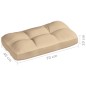 Palettensofa-Auflagen 7 Stk. Beige Palettensofa-Auflagen 7 Stk. Beige