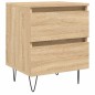 vidaXL Nachttisch Sonoma-Eiche 40x35x50 cm Holzwerkstoff vidaXL Nachttisch Sonoma-Eiche 40x35x50 cm Holzwerkstoff