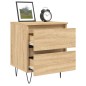 vidaXL Nachttisch Sonoma-Eiche 40x35x50 cm Holzwerkstoff vidaXL Nachttisch Sonoma-Eiche 40x35x50 cm Holzwerkstoff
