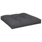 Palettenkissen Schwarz 70x70x12 cm Stoff Palettenkissen Schwarz 70x70x12 cm Stoff