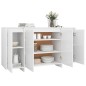 vidaXL Sideboard Weiß 135x41x75 cm Holzwerkstoff vidaXL Sideboard Weiß 135x41x75 cm Holzwerkstoff