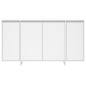 vidaXL Sideboard Weiß 135x41x75 cm Holzwerkstoff vidaXL Sideboard Weiß 135x41x75 cm Holzwerkstoff