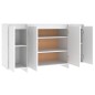 vidaXL Sideboard Weiß 135x41x75 cm Holzwerkstoff vidaXL Sideboard Weiß 135x41x75 cm Holzwerkstoff