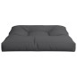 Palettenkissen Schwarz 70x70x12 cm Stoff Palettenkissen Schwarz 70x70x12 cm Stoff