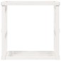 vidaXL Outdoor-Kaminholzregal Weiß 108x52x106 cm Massivholz Kiefer vidaXL Outdoor-Kaminholzregal Weiß 108x52x106 cm Massivholz Kiefer