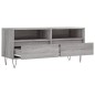 vidaXL TV-Schrank Grau Sonoma 100x34,5x44,5 cm Holzwerkstoff vidaXL TV-Schrank Grau Sonoma 100x34,5x44,5 cm Holzwerkstoff