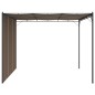 vidaXL Gartenpavillon mit Seitenvorhang 3x3x2,25 m Taupe vidaXL Gartenpavillon mit Seitenvorhang 3x3x2,25 m Taupe