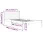 vidaXL Massivholzbett Kiefer 100x200 cm Honigbraun vidaXL Massivholzbett Kiefer 100x200 cm Honigbraun