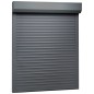 vidaXL Rollladen Aluminium 130x140 cm Anthrazit vidaXL Rollladen Aluminium 130x140 cm Anthrazit