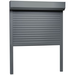 vidaXL Rollladen Aluminium 130x140 cm Anthrazit