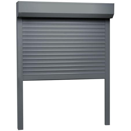 vidaXL Rollladen Aluminium 130x140 cm Anthrazit