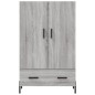 vidaXL Highboard Grau Sonoma 69,5x31x115 cm Holzwerkstoff vidaXL Highboard Grau Sonoma 69,5x31x115 cm Holzwerkstoff