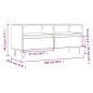 vidaXL TV-Schrank Räuchereiche 100x34,5x44,5 cm Holzwerkstoff vidaXL TV-Schrank Räuchereiche 100x34,5x44,5 cm Holzwerkstoff