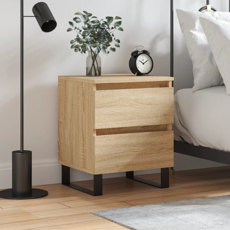 vidaXL Nachttisch Sonoma-Eiche 40x35x50 cm Holzwerkstoff vidaXL Nachttisch Sonoma-Eiche 40x35x50 cm Holzwerkstoff