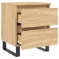 vidaXL Nachttisch Sonoma-Eiche 40x35x50 cm Holzwerkstoff vidaXL Nachttisch Sonoma-Eiche 40x35x50 cm Holzwerkstoff