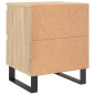 vidaXL Nachttisch Sonoma-Eiche 40x35x50 cm Holzwerkstoff vidaXL Nachttisch Sonoma-Eiche 40x35x50 cm Holzwerkstoff