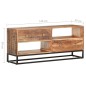 vidaXL TV-Schrank 120x30x50 cm Raues Akazienholz vidaXL TV-Schrank 120x30x50 cm Raues Akazienholz