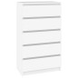 vidaXL Schubladenschrank Weiß 60x36x103 cm Holzwerkstoff vidaXL Schubladenschrank Weiß 60x36x103 cm Holzwerkstoff
