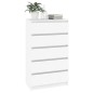 vidaXL Schubladenschrank Weiß 60x36x103 cm Holzwerkstoff vidaXL Schubladenschrank Weiß 60x36x103 cm Holzwerkstoff