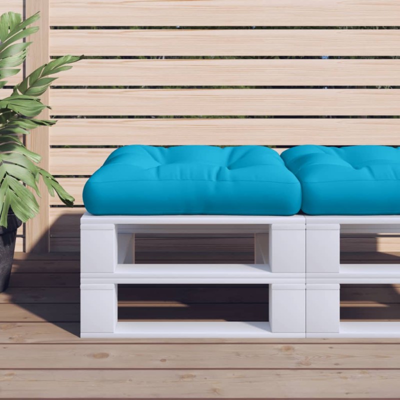 Palettenkissen Blau 58x58x10 cm Stoff Palettenkissen Blau 58x58x10 cm Stoff