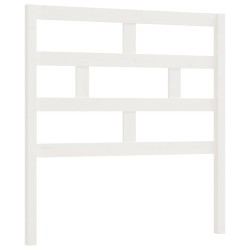 vidaXL Kopfteil Weiß 81x4x100 cm Massivholz Kiefer
