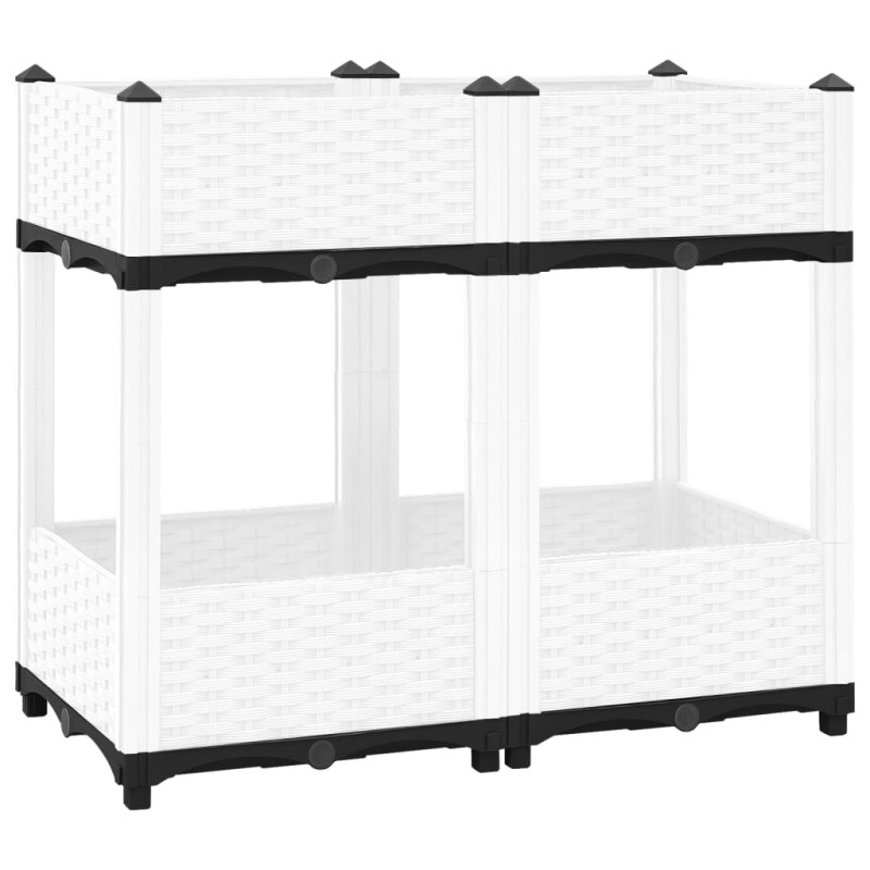 vidaXL Hochbeet 80x40x71 cm Polypropylen vidaXL Hochbeet 80x40x71 cm Polypropylen