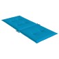 Gartenstuhlauflagen für Hochlehner 6 Stk. Blau 120x50x3cm Stoff Gartenstuhlauflagen für Hochlehner 6 Stk. Blau 120x50x3cm Stoff