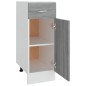 vidaXL Unterschrank mit Schublade Grau Sonoma 30x46x81,5 cm vidaXL Unterschrank mit Schublade Grau Sonoma 30x46x81,5 cm