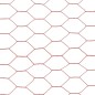 vidaXL Drahtzaun Stahl mit PVC-Beschichtung 25x1,5 m Rot vidaXL Drahtzaun Stahl mit PVC-Beschichtung 25x1,5 m Rot