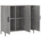 vidaXL Sideboard Grau Sonoma 90x34x80 cm Holzwerkstoff vidaXL Sideboard Grau Sonoma 90x34x80 cm Holzwerkstoff